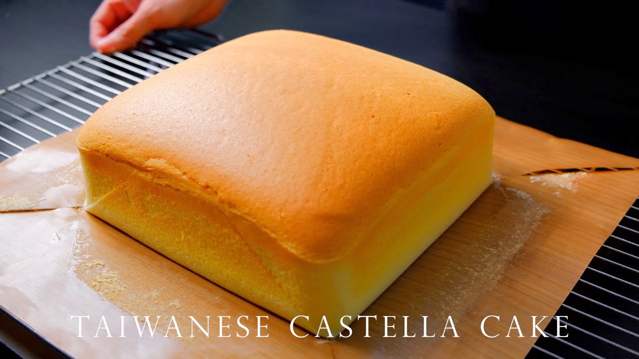 台灣古早味蛋糕  超詳細步驟食譜┃Taiwanese Castella Cake