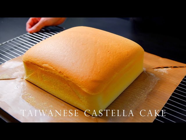 【超詳細步驟】台灣古早味蛋糕┃Taiwanese Castella Cake