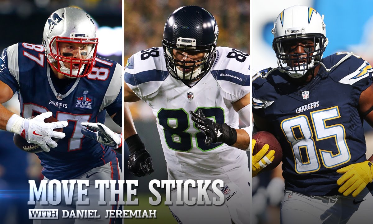 Top 5 Tight Ends | Who's Better: Rob Gronkowski or Tony Gonzalez? | Move the Sticks | NFL