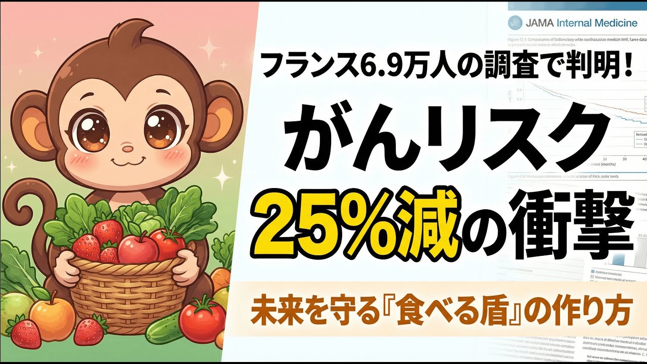 【がん予防の新常識】フランスの研究が示す、オーガニック食品とがんリスクの関係