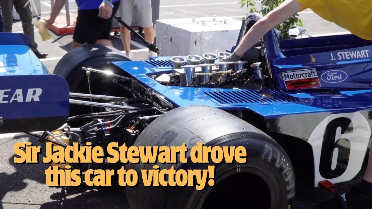 F1 Legends: Tyrrell 006 driven by François Cevert/Sir Jackie Stewart in the 70s - Warm up/On track