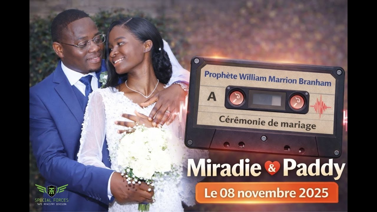 FRANCE: Mariage consacré par la Bande - Fr Paddy & Sr Miradie | Pasteur William Branham