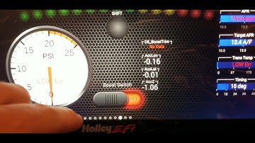 Holley Terminator X Dash switches, GPS, Accelerometer test