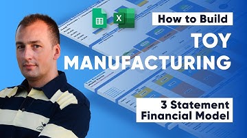 How to Build a Toy Manufacturing 3 Statement Financial Model In Excel