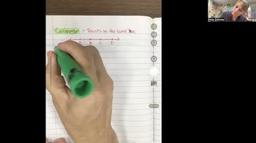 Geo Lesson 2-2 Points Lines and Planes