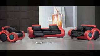 contemporary leather sofa sets