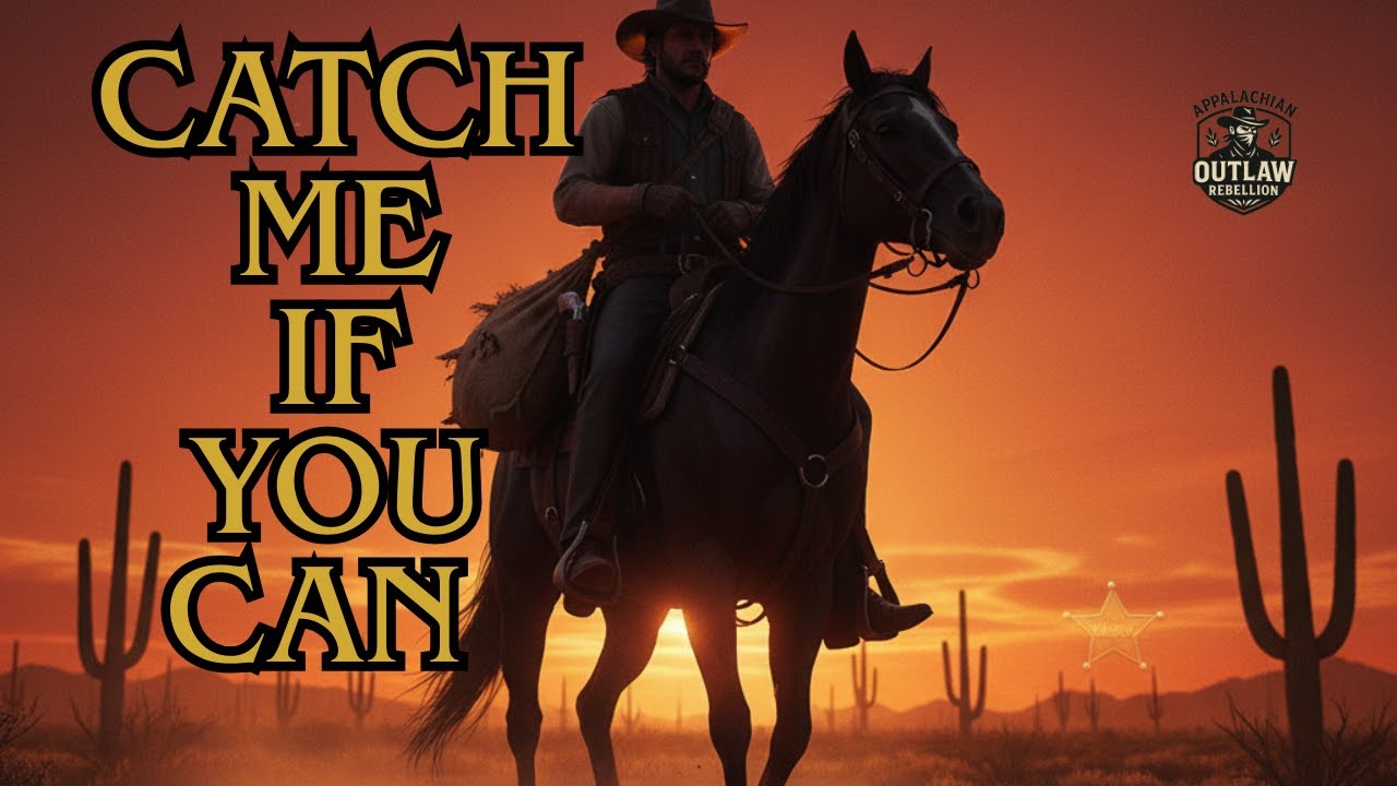 Catch Me If You Can | Outlaw Country Ballad | Man On The Run