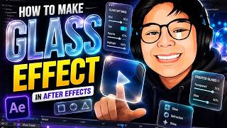 How to make liquid  glass effect of apple in After Effects.