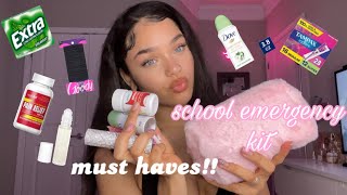 emergency kit for school💄 || 2023 back to school guide for girls