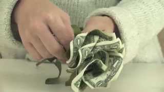Classy cheapskate crafts - video on how to make money roses. supplies:
dollar bills, floral tape, wire, wire cutters, plastic stem. learn
great and tim...