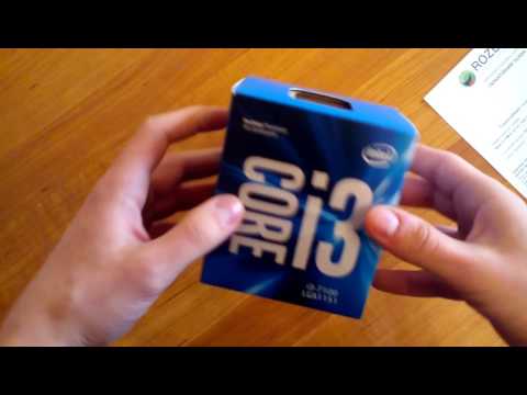 Распаковка процессора Intel Core i3-7100 из Rozetka.com.ua