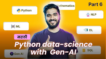 Lecture 6 : Python Data Science with GenAI (Virtual Batch) #python