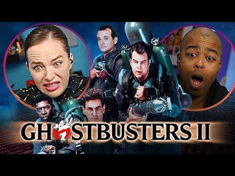 GHOSTBUSTERS 2 Movie REACTION - First Time Watching & We LOVED IT!!