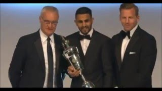 Riyad Mahrez Is Named PFA Player Of The Year