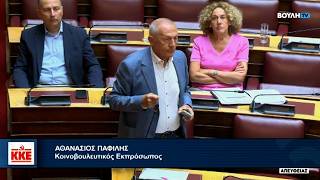 Θ. Παφίλης για τη Λέσβο: Καταστρέφεται ένα ολόκληρο νησί για τα συμφέροντα των βιομηχάνων φέτας