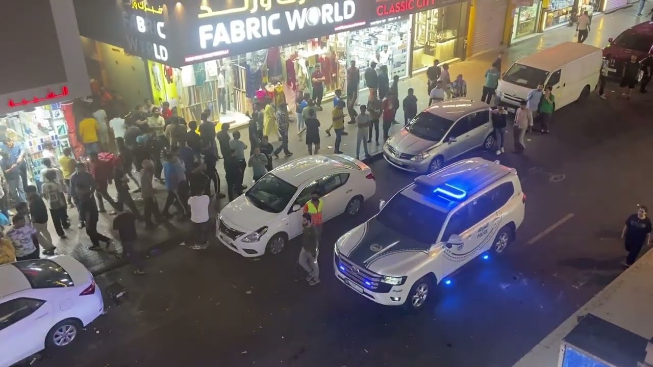 India win 🏆 celebration bur dubai || Full enjoyment on road  dubai police aa gyi 😱#share #india 