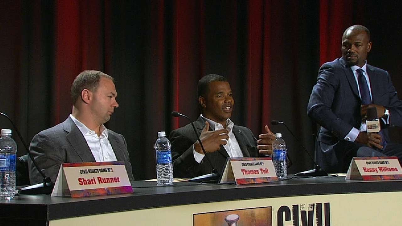 Harold Reynolds oversees a Civil Rights Roundtable