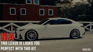 This Lexus IS in Ultra White Is Pure Perfection | NIA Body Kits | 4K