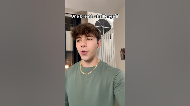 One Breath Challenge☃️ Wait for it😭😭