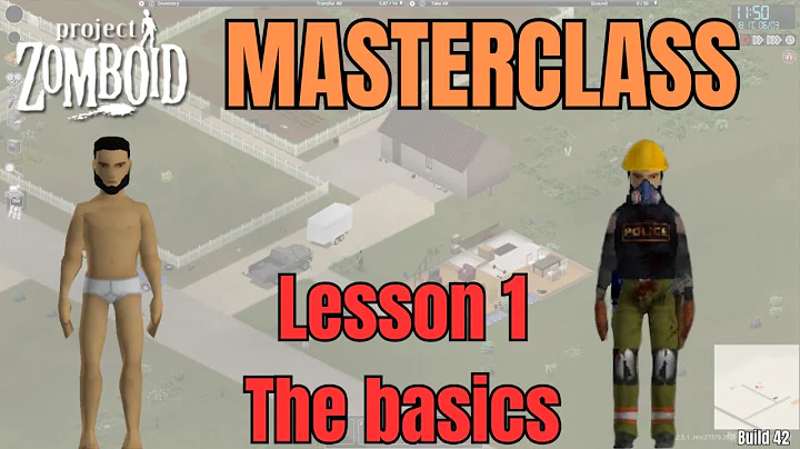 Project Zomboid Masterclass: Lesson 1 - The Basics || Hot to survive first days