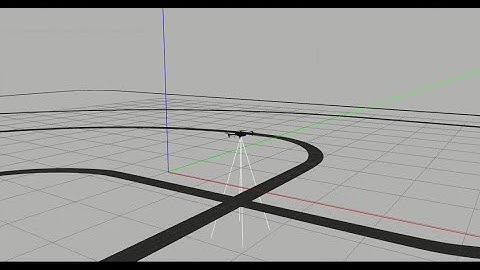 Vision-Based Line Following Drone in Gazebo | PX4 + ROS 2 Autonomous Flight Demo
