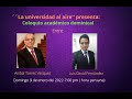 Diálogos y reflexiones con el Ministro  de Justicia del Perú, Dr.Aníbal Torres Vásquez-09/01/2022.