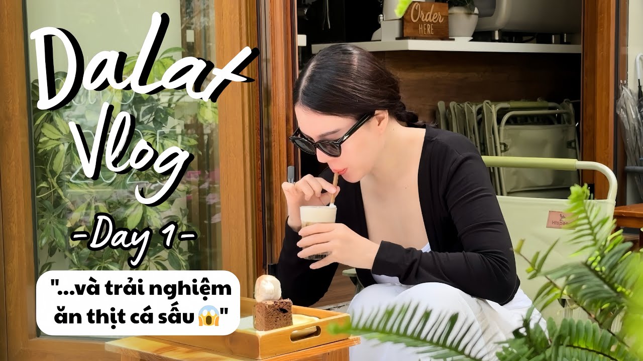 Đà Lạt Ăn Gì Lạ? Thử THỊT CÁ SẤU và Chill Suối La Ngâu | Vlog 1