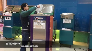 floor standind ice cream machine user video BQ620C(Amigosecret)