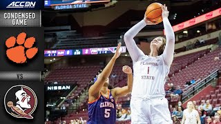 Clemson vs. Florida State Condensed Game | 2021-22 ACC Women’s Basketball