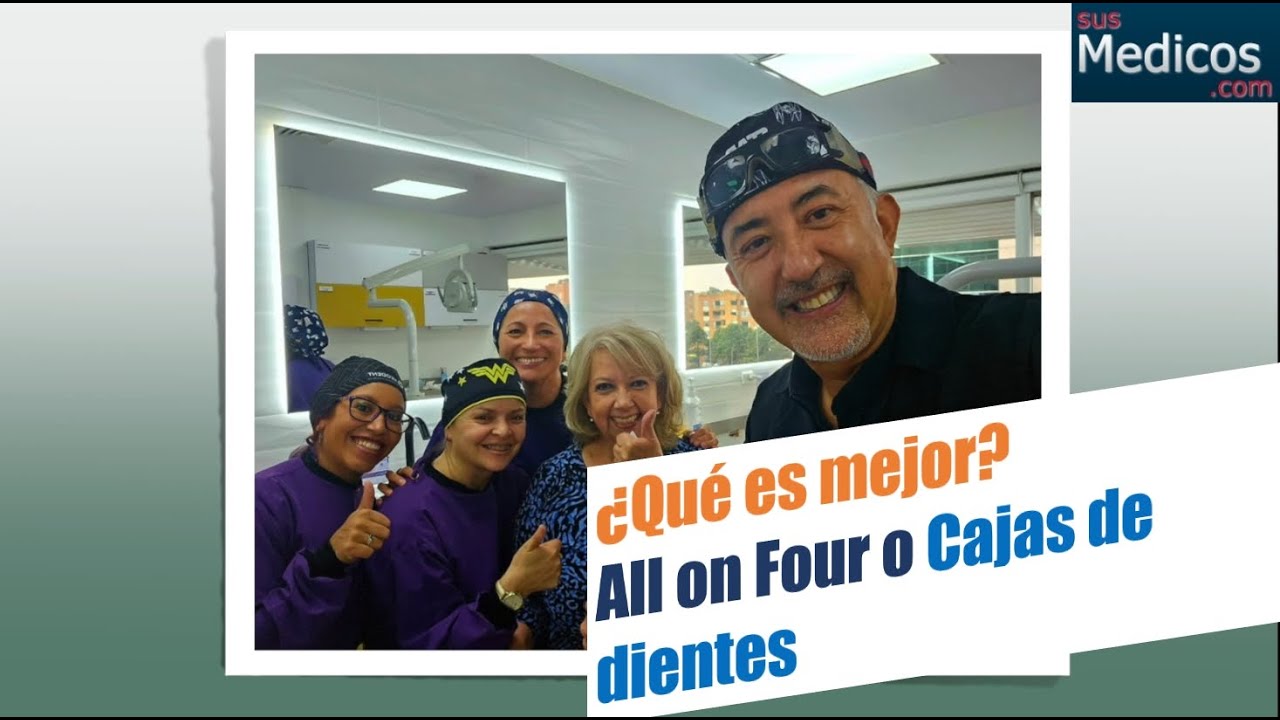¿Cajas de dientes o implantes all on four?