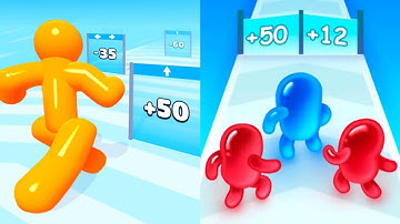 Tall Man Run VS Join Blob Clash 3D Max All Levels Gameplay Android,iOS NEW UPDATE