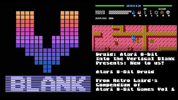 Atari 8-Bit Druid Review: Discovering games we have never played #Atari400mini