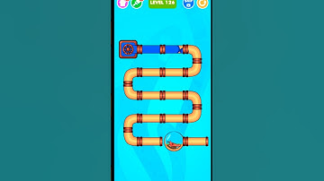 Save The Fish  / pull the pin / puzzle logic level 126  #savethefish #gaming #funny #drawing #shorts