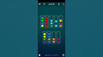 Ball Sort Puzzle Level 58