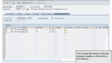 Demo 5.10 Display Document Flow