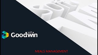 Goodwin Tutorial - Meals Management screenshot 1