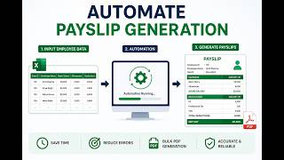 Automate payslip generation - Save time in Payroll processing