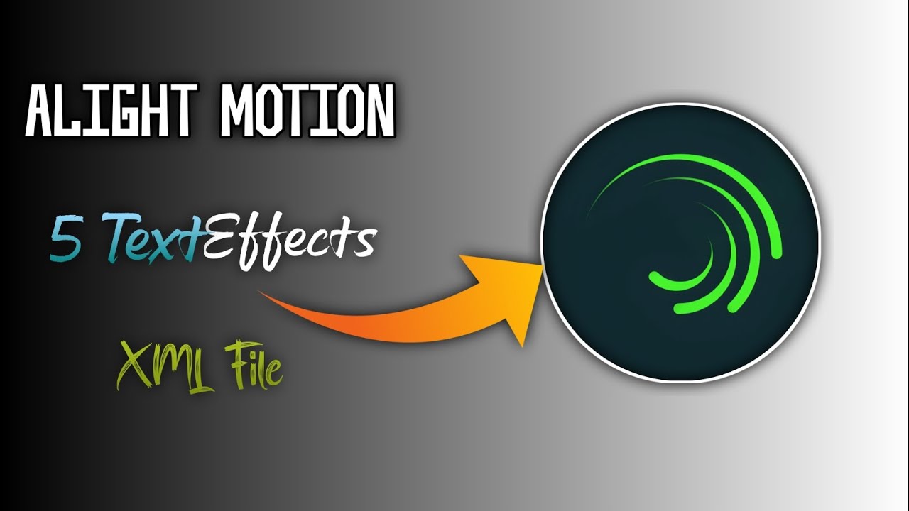 Alight Motion 5 Text Effect | Alight Motion Text Animation 👌 | Alight ...