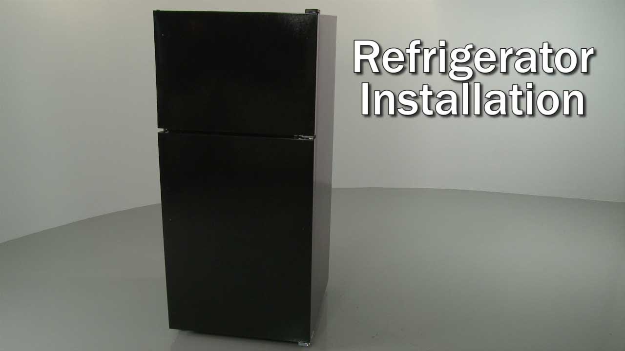 Whirlpool Refrigerator Installation (Model WRT318FMDB) YouTube