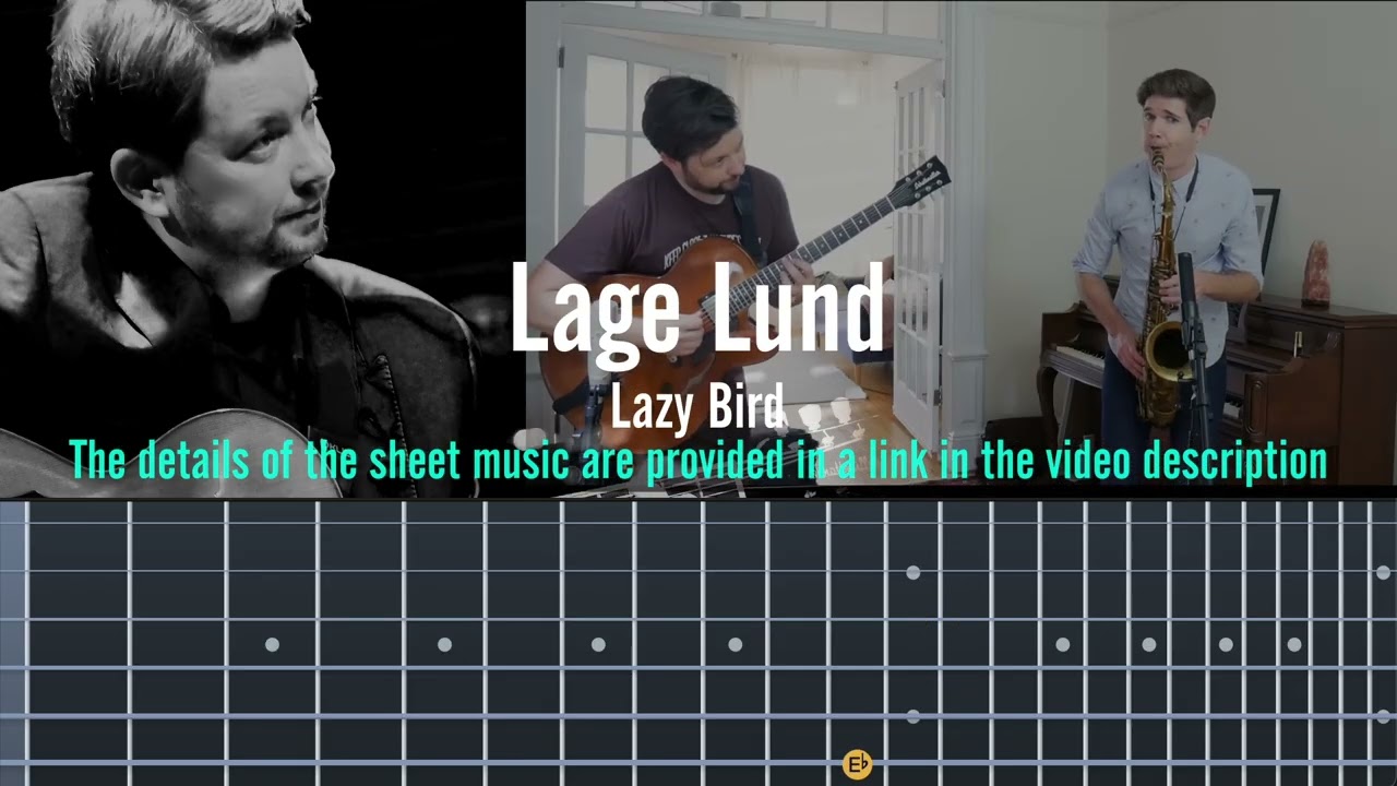Lage Lund / Lazy Bird Full Transcription - YouTube