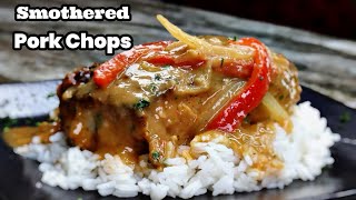 EASY Smothered Pork Chops In The Oven