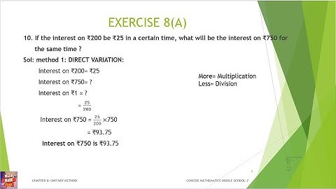 Solved UNITARY problems using DIRECT VARIATION||ARROW METHOD in UNITARY METHOD||UNITARY METHOD