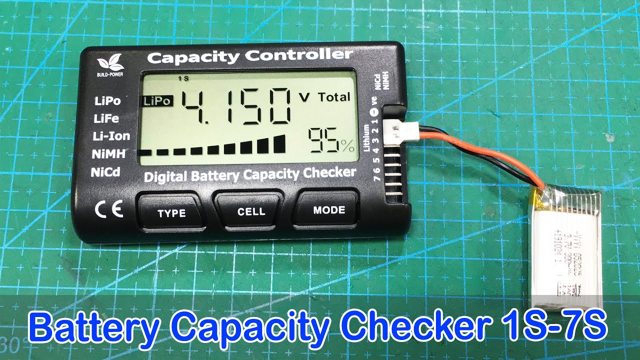 YIXISI Testeur de capacité de Batterie numérique, Capacité de la Batterie  de Tension Vérificateur Contrôleur Testeur avecEcran LCD, pour LiPo Vie  NiMH Li-ION : : High-Tech