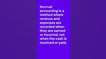 What is Accrual Accounting #english #accounting #education