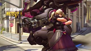 Overwatch Dva Amazing ult!! Quintuple !!