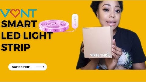 Vont Smart LED Strip Light Unboxing Setup and Review #ledlights