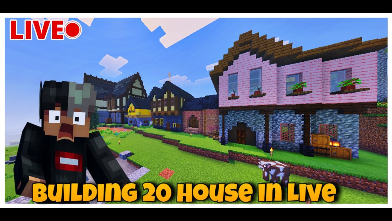 Expanding My Harbor & Building 20 Houses! | Minecraft Survival LIVE 🔥(Part: 6-10)