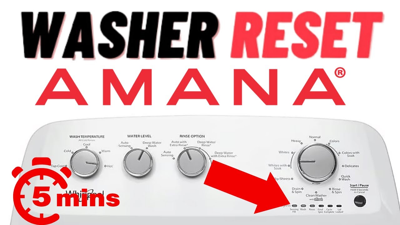 Amana Washing Machine: Troubleshooting Tips and Solutions - YouTube