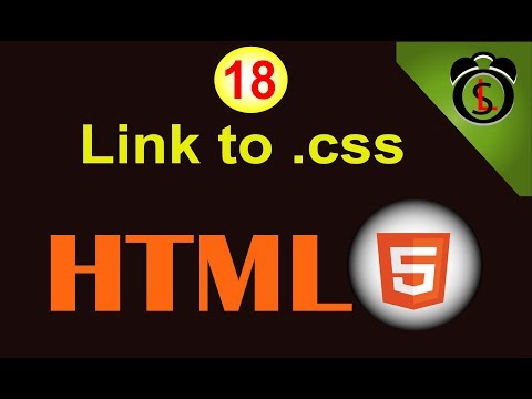 how to link css file to html file directly | HTML tutorial 18