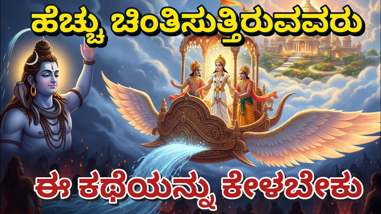 ಹೆಚ್ಚು ಚಿಂತಿಸುತ್ತಿರುವವರು, ಈ ಕಥೆಯನ್ನು ಕೇಳಬೇಕು   | Krishnana Upadesha | Kannada Story | Dharma Lessons